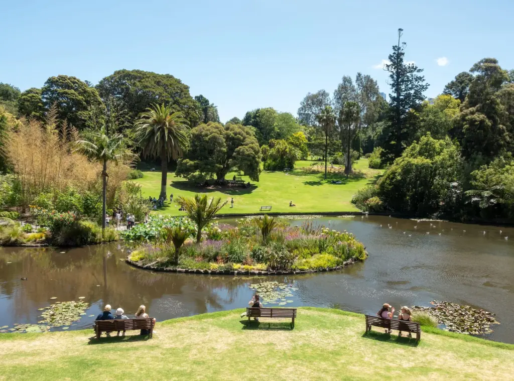 El Royal Botanical Garden de Melbourne.