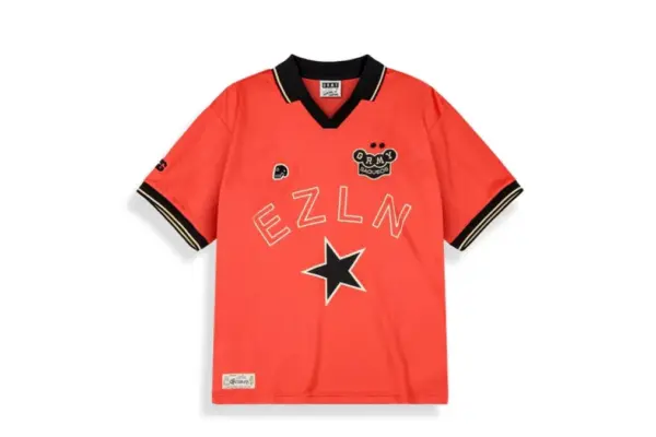 A Spanish clothing brand uses the symbols of the Zapatista Army on a soccer jersey
