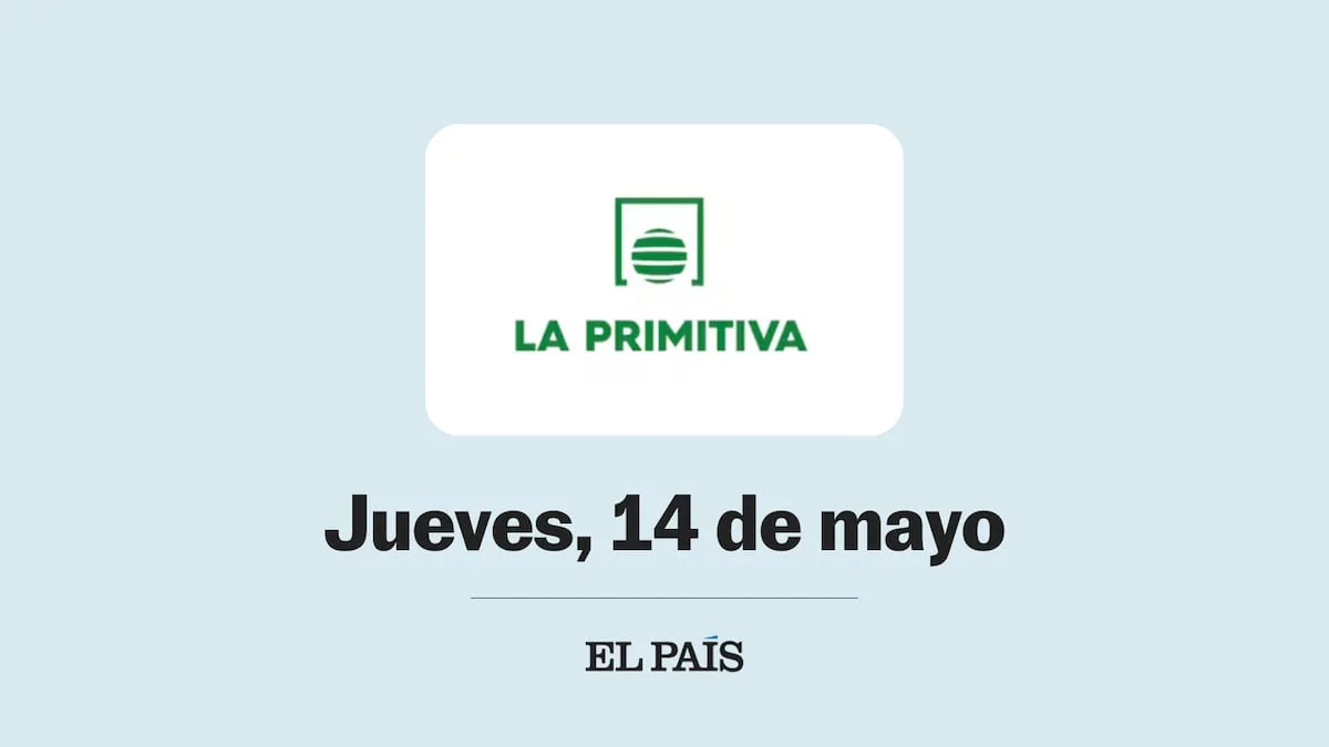 La Primitiva: draw of Thursday, May 14