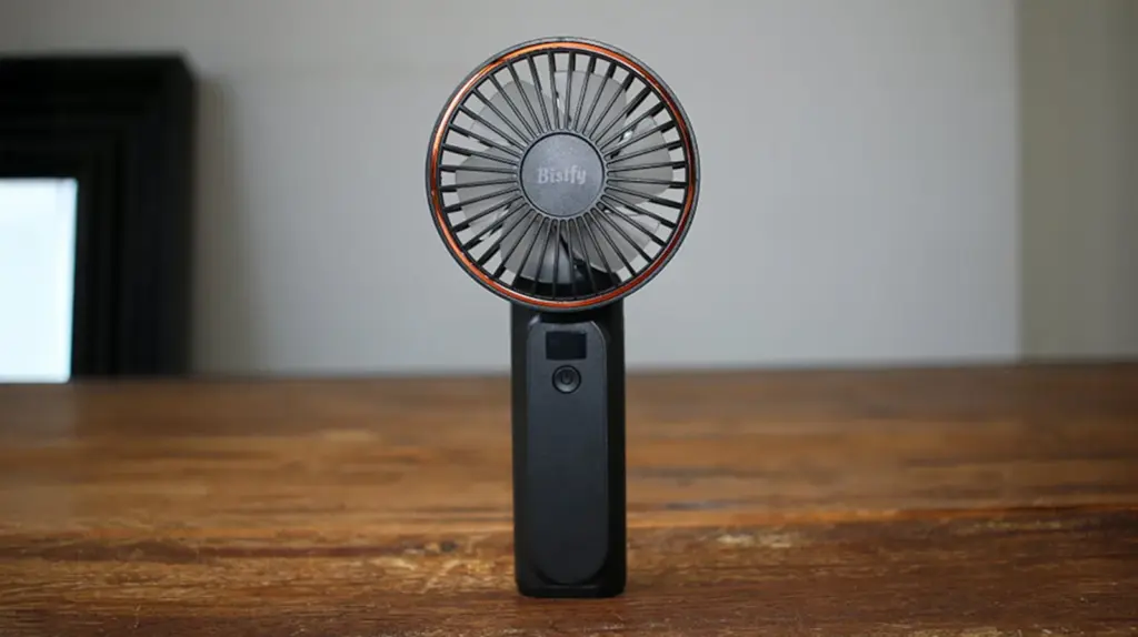 Despite being the heaviest, the Bistfy mini portable fan is also the best at cooling.