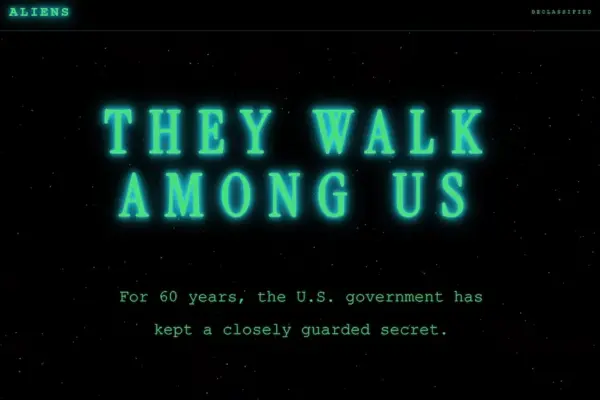 The White House launches a website that equates migrants with aliens: “They walk among us”