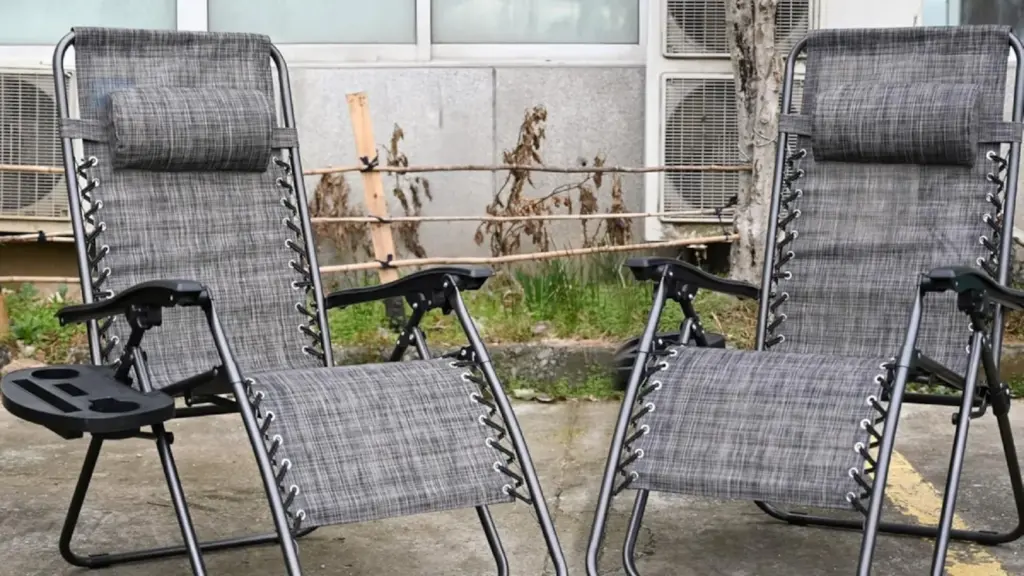 lote de sillas plegables jardin con gravedad cero