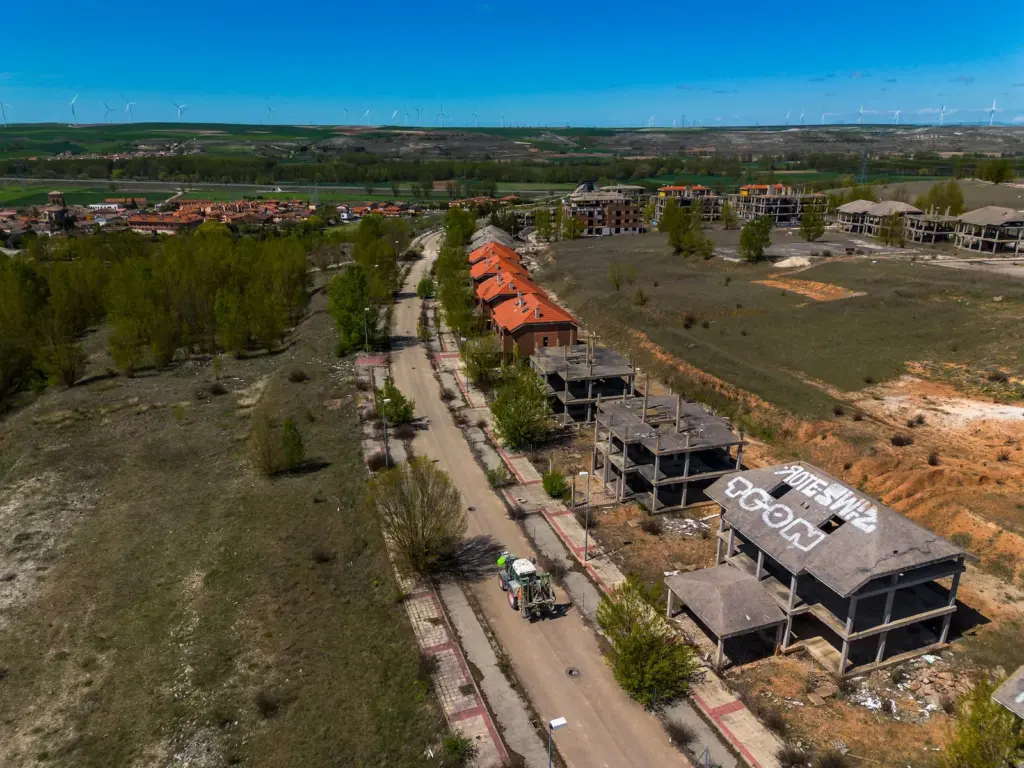 100,000 half-built homes lie abandoned since the crisis in ghost developments