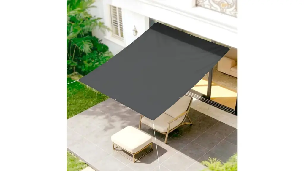 Umbrellas, awnings, and bases on a white background.