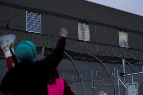 Hundreds of migrants are on a hunger strike at the Delaney Hall detention center in New Jersey