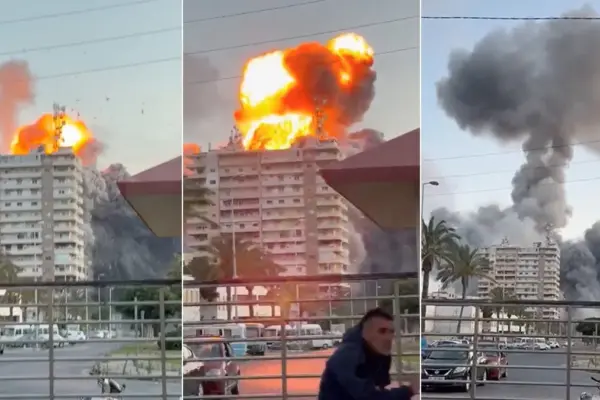 Israel bombs Beirut as it triggers a new exodus in Lebanon