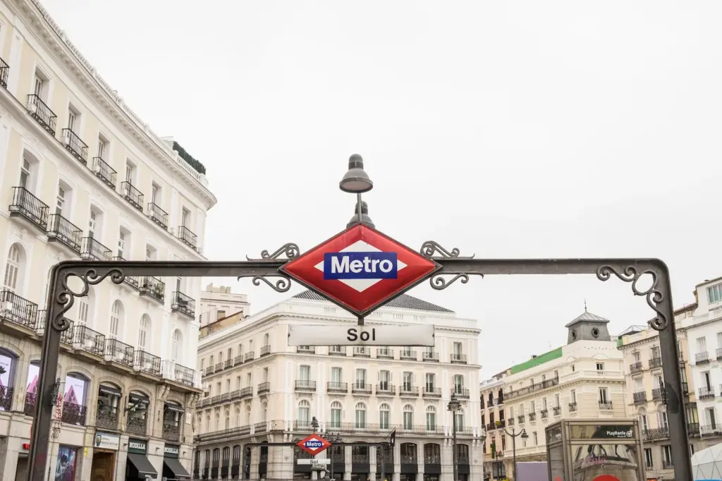 Sol metro station in Madrid