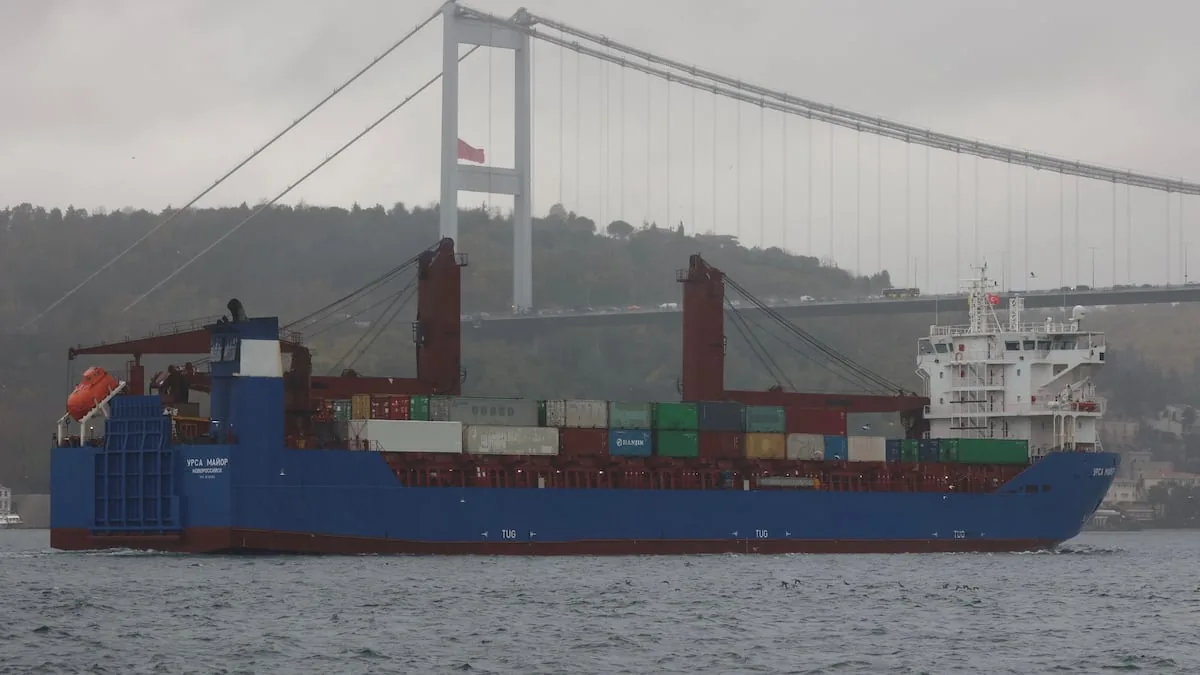 The Russian ship sunk in 2024 off Cartagena was carrying components for a nuclear icebreaker