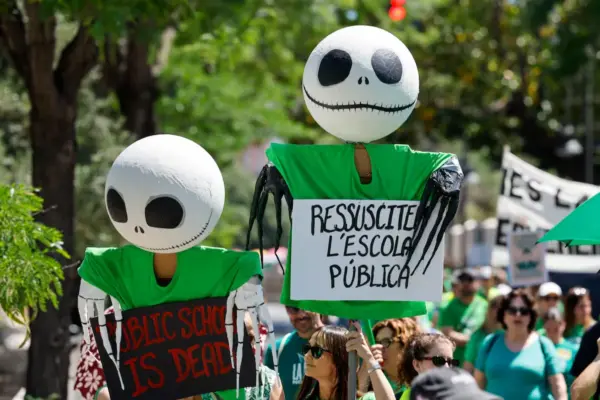 91% of teachers reject the Education proposal and 80% vote to continue the strike
