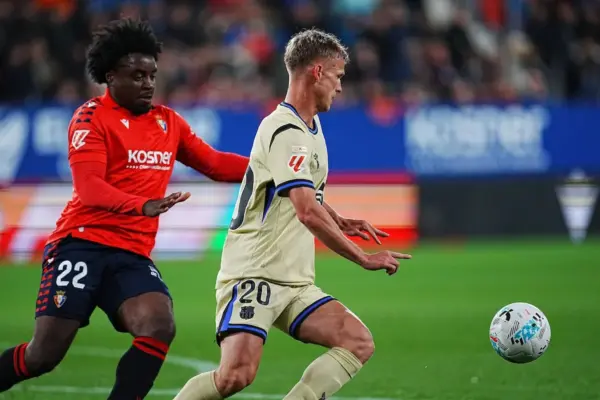 Osasuna - FC Barcelona live | The post denies Osasuna's first goal