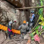 Five of the seven people trapped in a cave in Laos a week ago found alive
