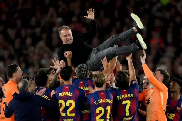 The success of Barcelona is the success of Hansi Flick, a culé citizen with the eyes of Cruyff