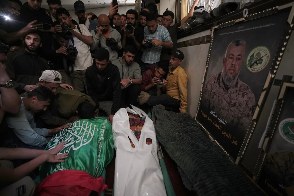 An Israeli airstrike kills the military leader of Hamas in Gaza
