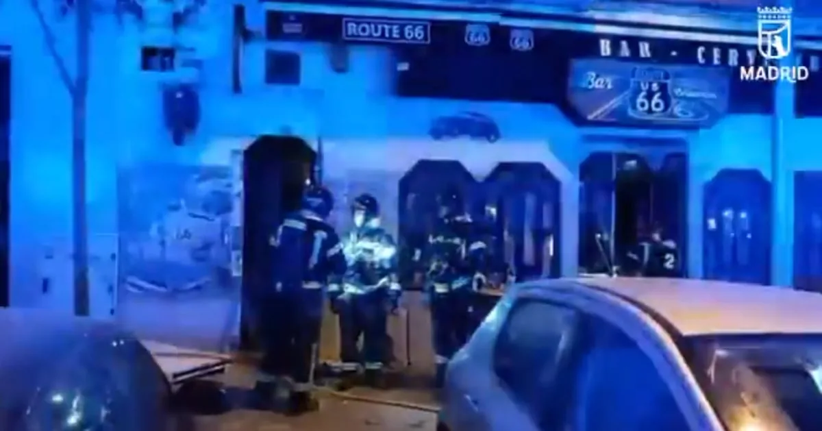 Seven people are injured, one of them seriously, after an explosion in a bar in Madrid