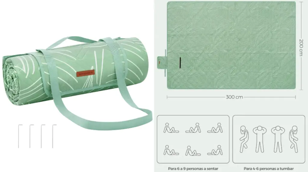 manta picnic impermeable