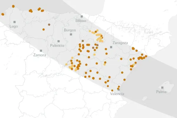 Official site map to watch the total Solar eclipse: EL PAÍS publishes the first search engine for observation points