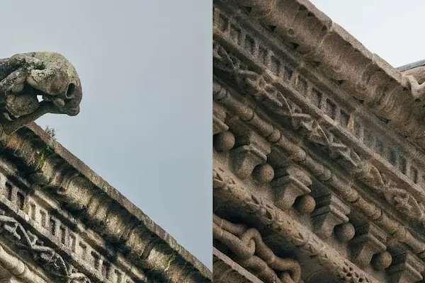 Gargoyles “sodomized” next to the Santiago cathedral: the “aberration” that only the people could see