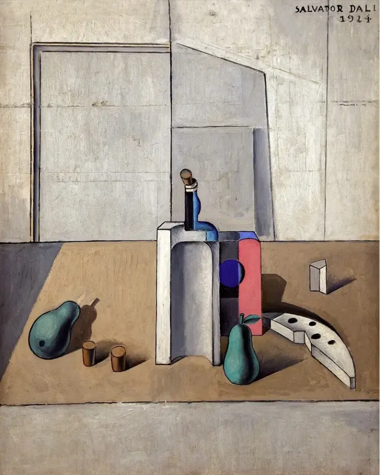 Still life, by Salvador Dalí (1924)