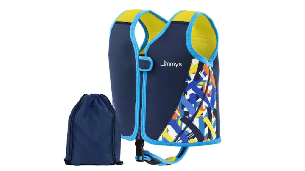 This is a float vest for children equipped with eight compartments.