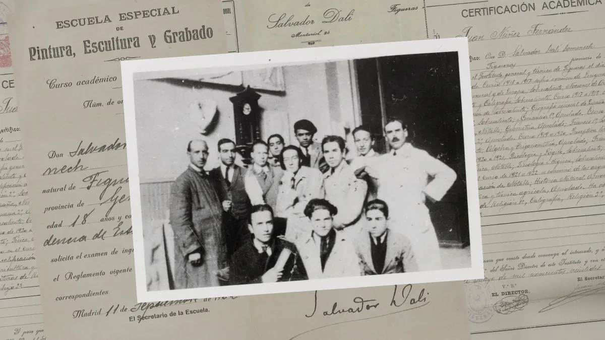 Dalí at the Royal Academy of San Fernando: a rebellious and insolent student expelled permanently