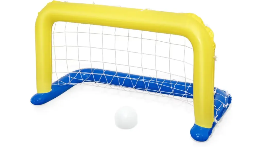 Pool water polo game.