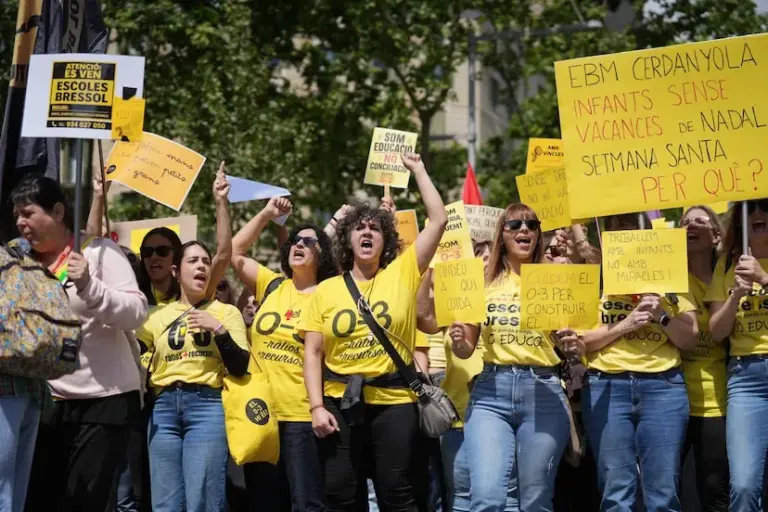 Strike in early childhood education up to 3 years old: “With our salary, either your partner supports you or you look for a second job”