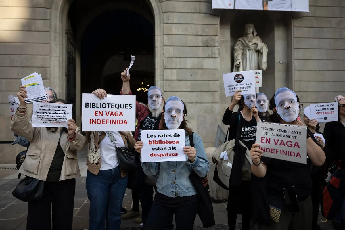 Barcelona libraries call a strike: “We are far from reaching an agreement”