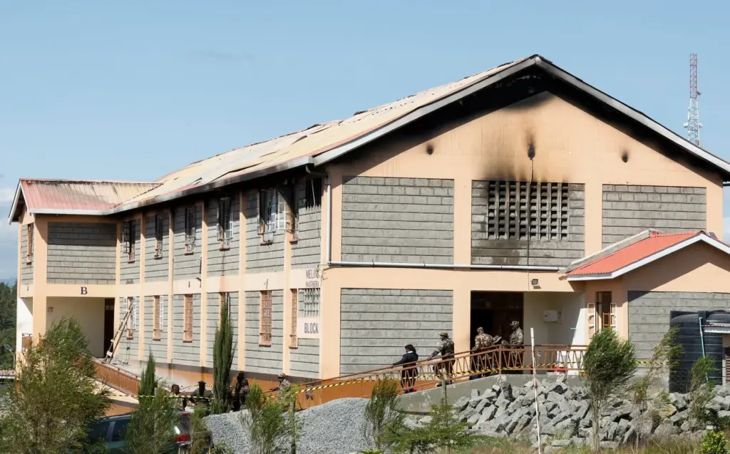 A fire at a school in Kenya kills 16 students