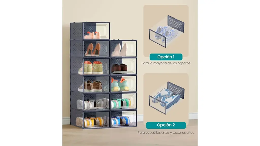 Shoe organizer on white background.
