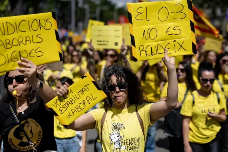 Strike in early childhood education up to 3 years old: “With our salary, either your partner supports you or you look for a second job”