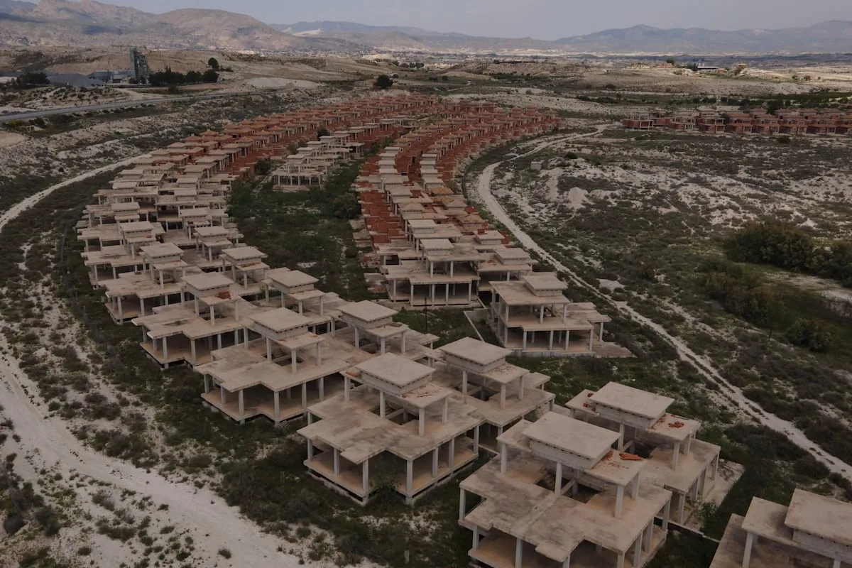 100,000 half-built homes lie abandoned since the crisis in ghost developments