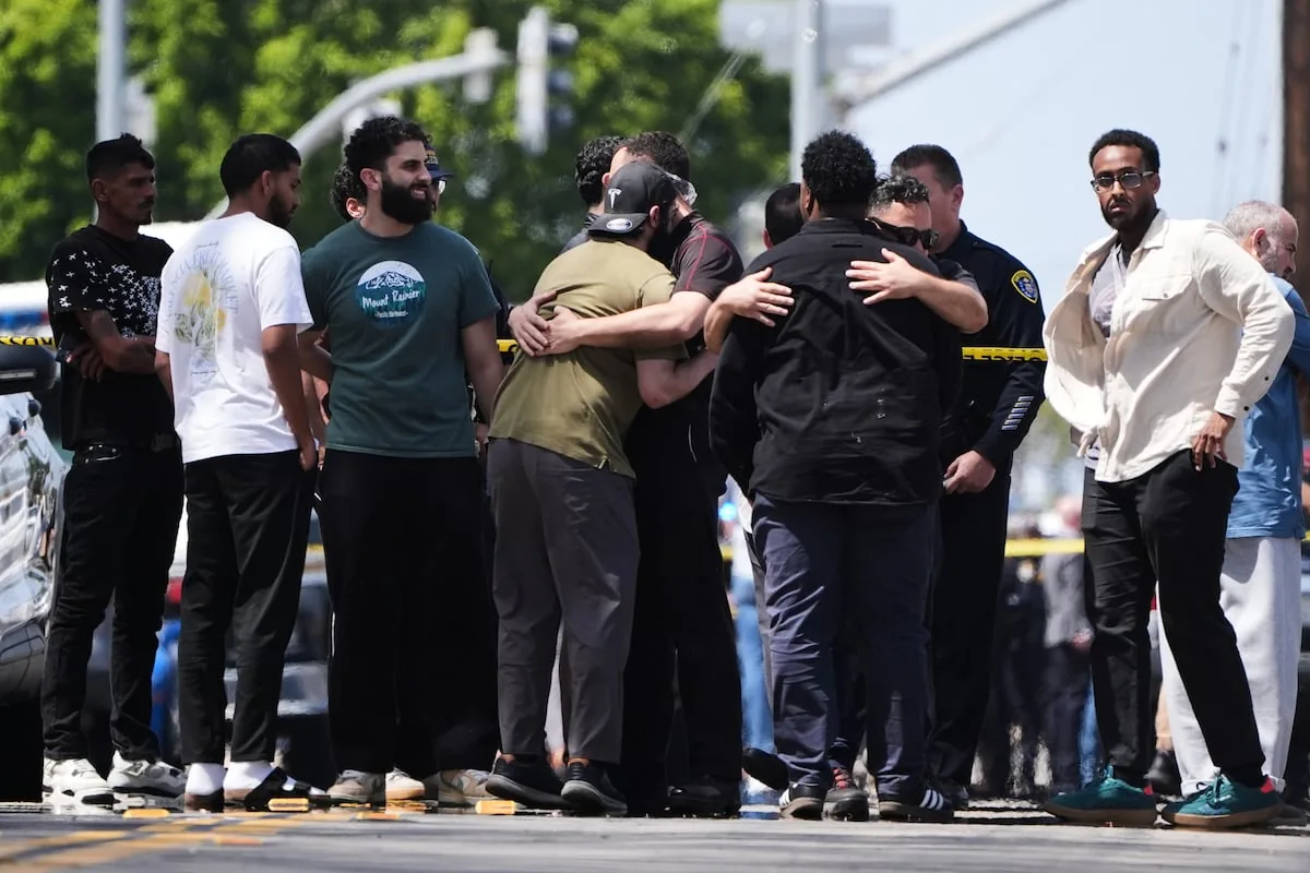 Five dead, including the two attackers, in a shooting at a San Diego mosque