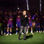 Hansi Flick, after the League title: “It’s special to experience this in a clásico”