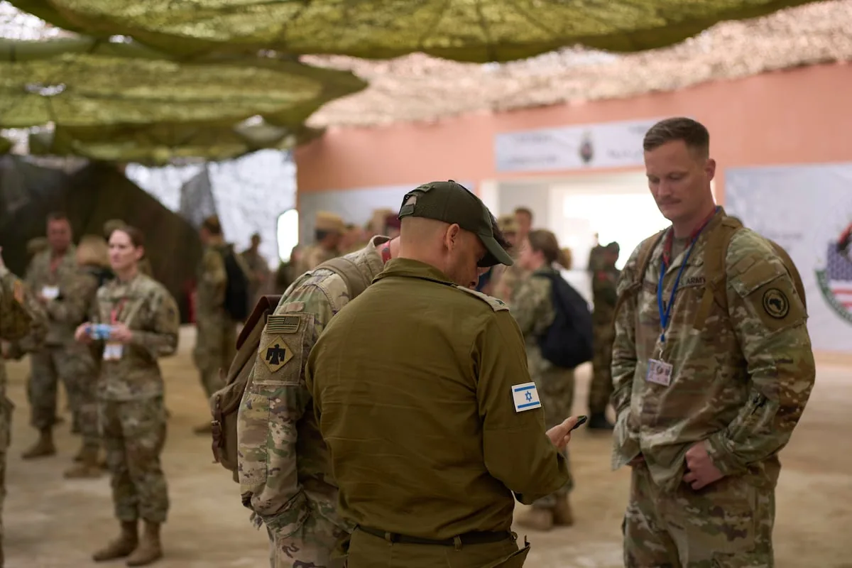 Declared missing US military personnel in southern Morocco during large maneuvers