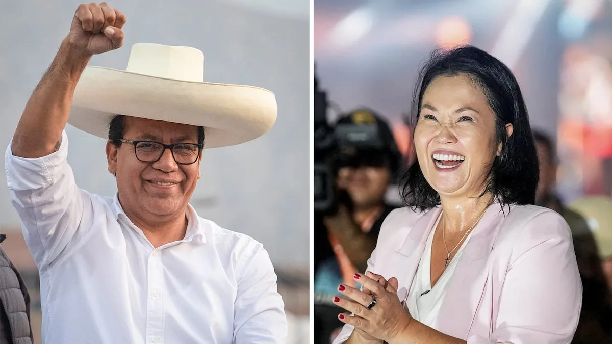 One month later, Peru defines its second round: Keiko Fujimori and Roberto Sánchez will compete for the presidency on June 7