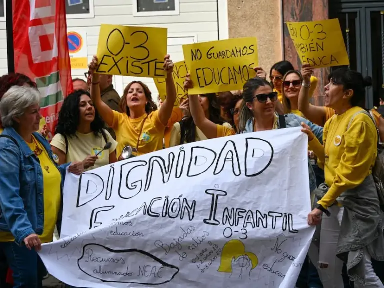 Strike in early childhood education up to 3 years old: “With our salary, either your partner supports you or you look for a second job”