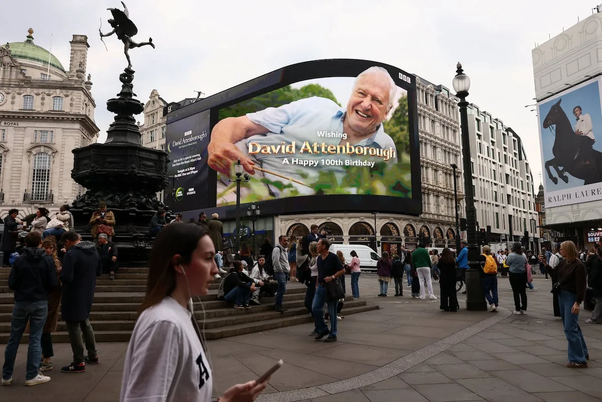 United Kingdom celebrates the centenary of David Attenborough, the most beloved naturalist