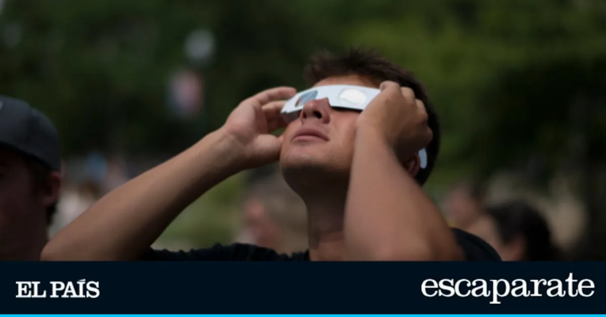 The best-selling certified glasses for the solar eclipse on Amazon: a pack of 12 for less than one euro each
