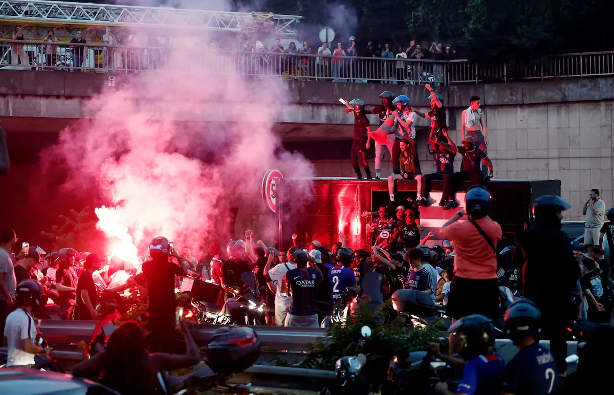More than a hundred arrested in Paris in the incidents following PSG's victory in the Champions League
