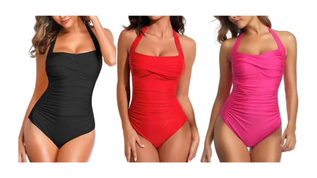 Estos bañadores reductores de vientre para mujer disimulan la tripa.