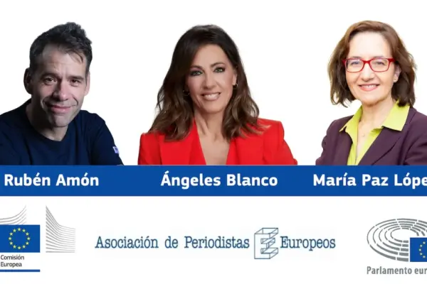 Rubén Amón, Ángeles Blanco and María-Paz López, Salvador de Madariaga journalism awards