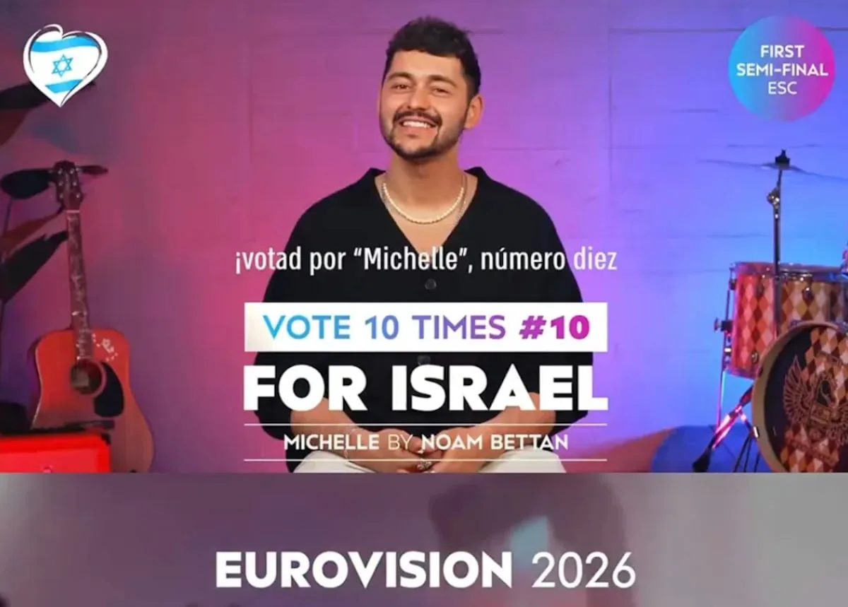 Israel breaks Eurovision rules again by airing ads asking for mass votes and receives a formal warning from the EBU