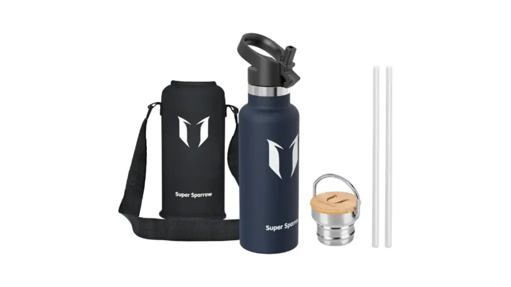 Up to 24 hours of cold water with Super Sparrow the best thermal bottle.