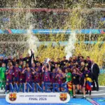 El Barcelona culmina su grandeza con su cuarta Champions tras golear al Lyon