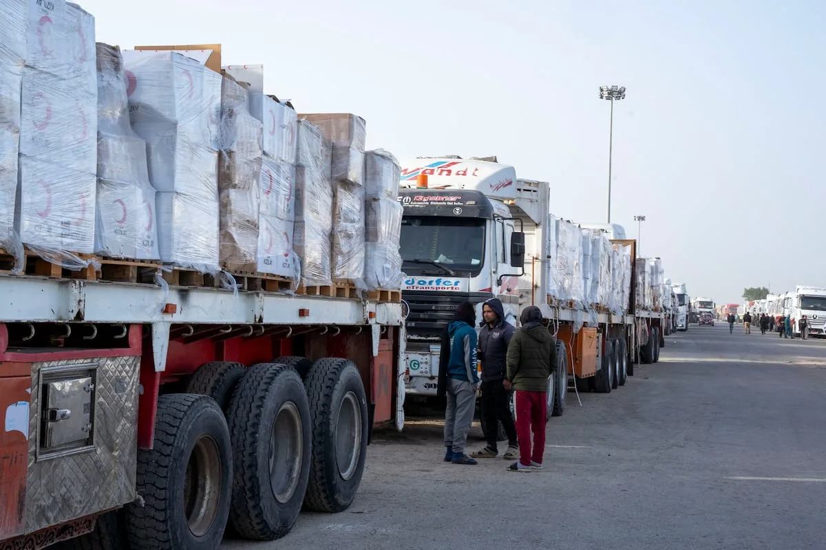 Libyan authorities detain 10 members of a caravan with aid for Gaza, including a Spanish woman