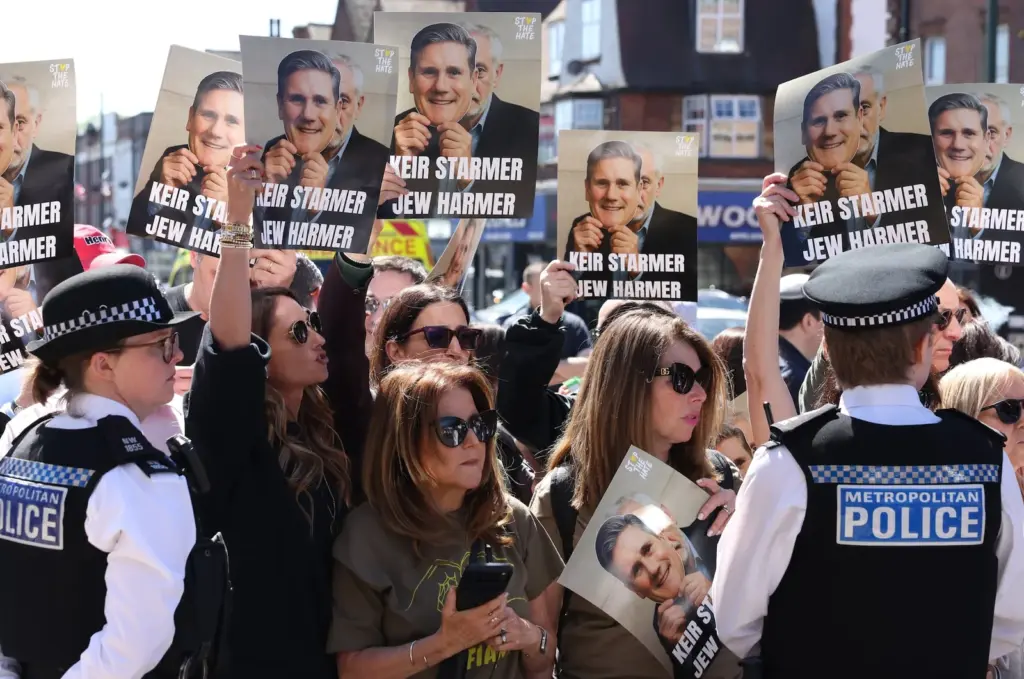 Fear and anger in Golders Green, the predominantly Jewish neighborhood of London