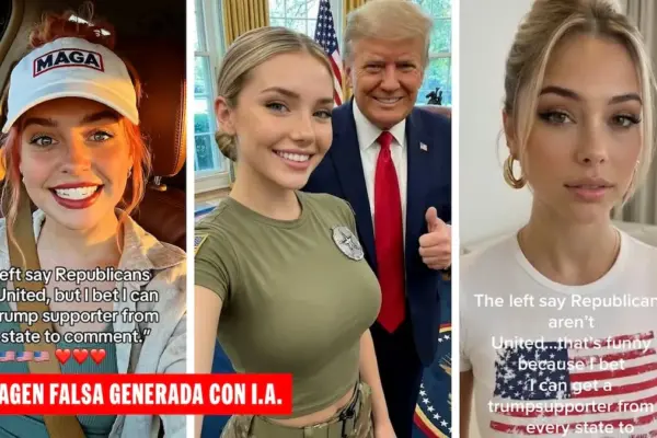 Jessica Foster y otras jóvenes creadas con IA que piden el voto para Trump: “Es muy difícil encontrar mujeres así en el mundo real”