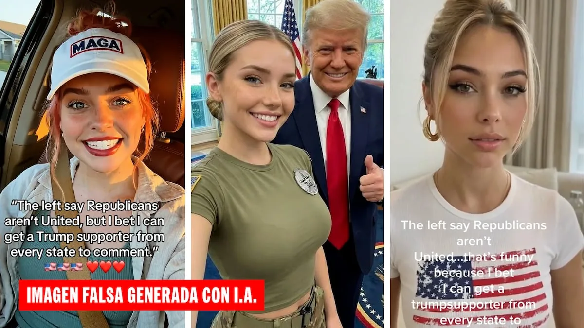 Jessica Foster y otras jóvenes creadas con IA que piden el voto para Trump: “Es muy difícil encontrar mujeres así en el mundo real”
