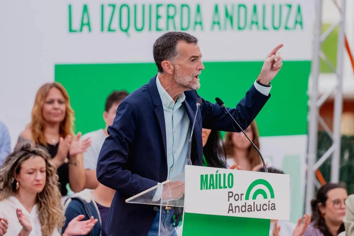 The unit on the left stumbles in the Andalusian polls