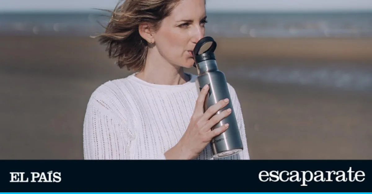 The thermal bottle that keeps water cold for 24 hours and you can carry it hanging